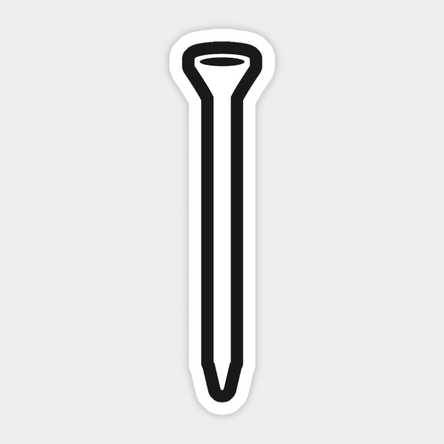 Golf Tee Shirt Sticker by MeatMan